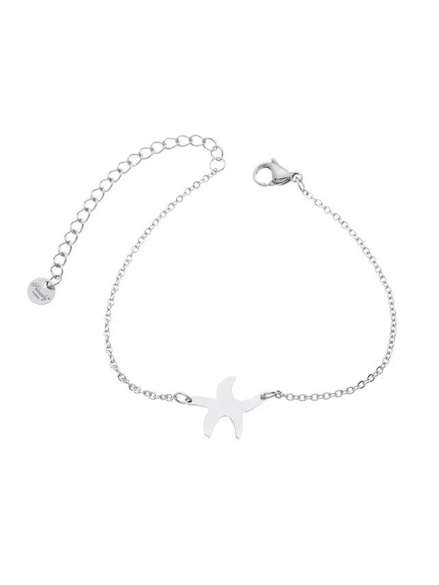 princely-london-starfish-armband-silber-edelstahl-verstellbar image 1