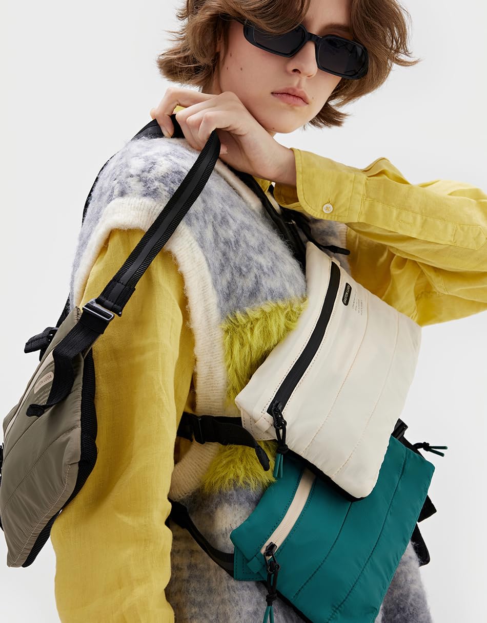 gaston-luga-lightweight-bauchtasche-petrol-recyceltes-nylon-reflektierende-detai image 3