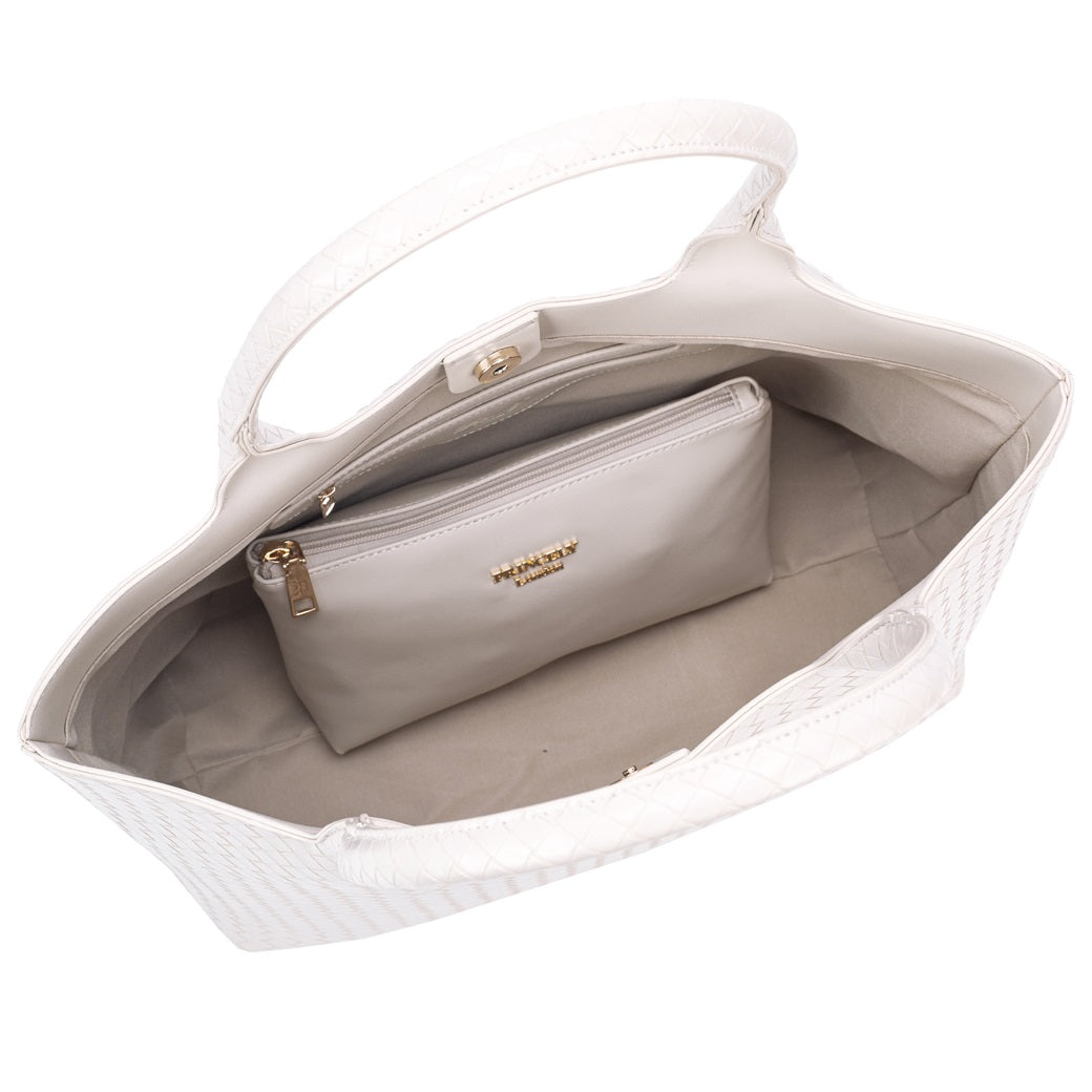 princely-london-bonny-shopper-offwhite-flechtoptik-pu image 4