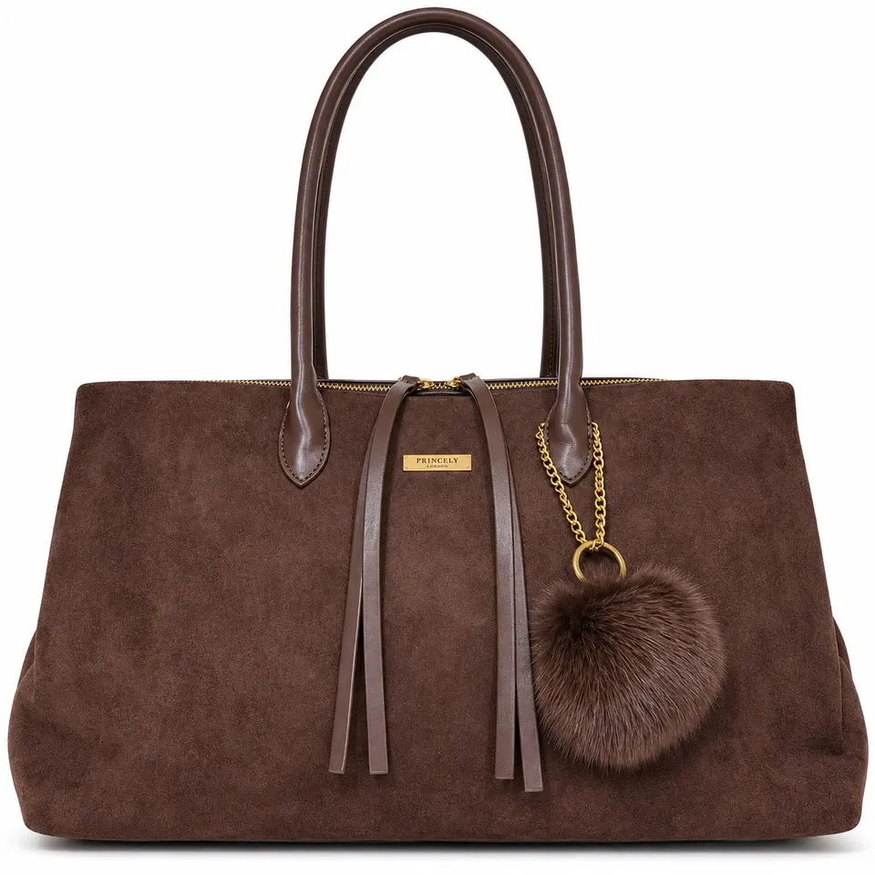 princely-london-grace-handtasche-coffee-mit-3-f-chern image 1