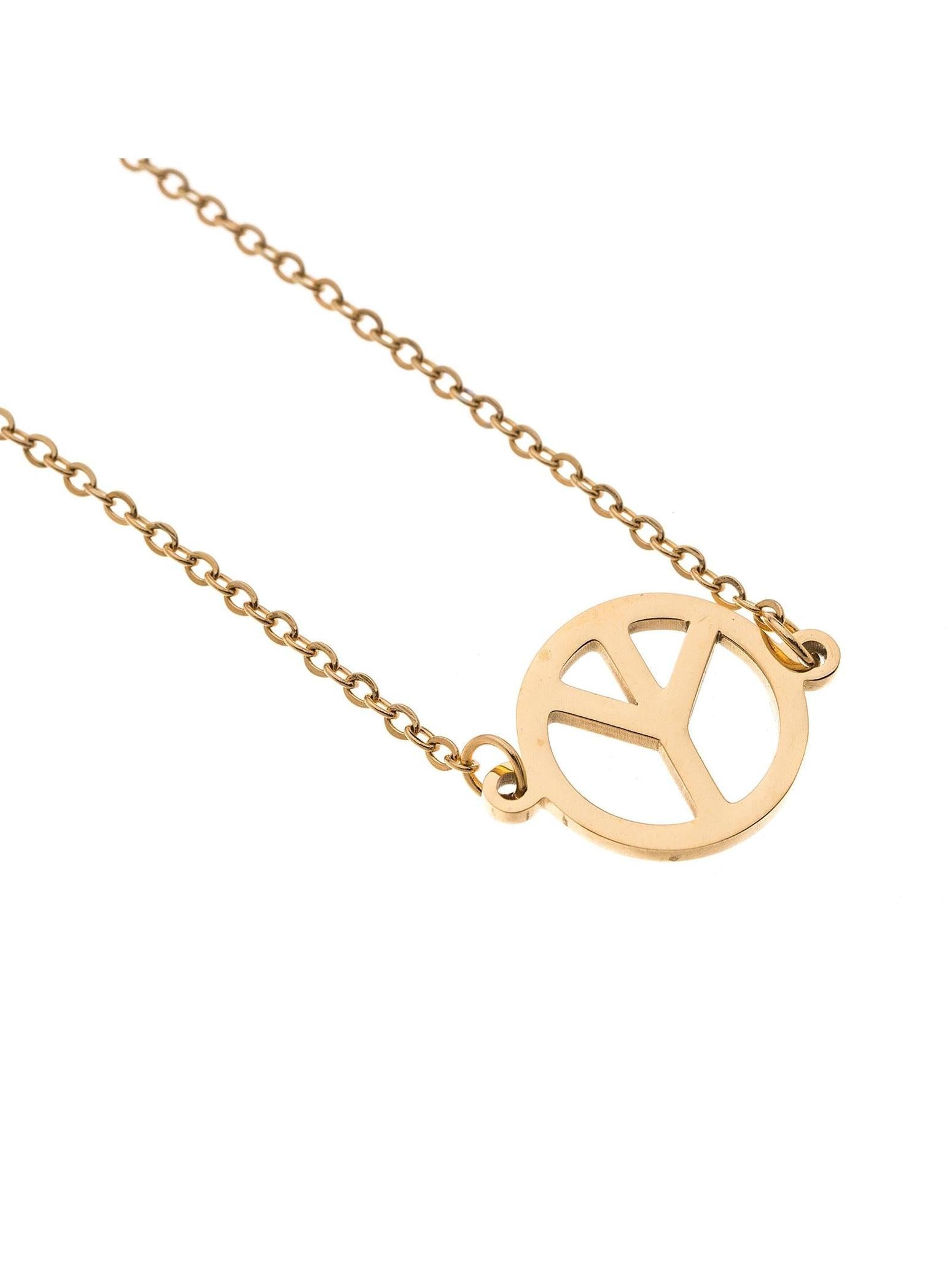 princely-london-peace-armband-gold-edelstahl-verstellbar image 2