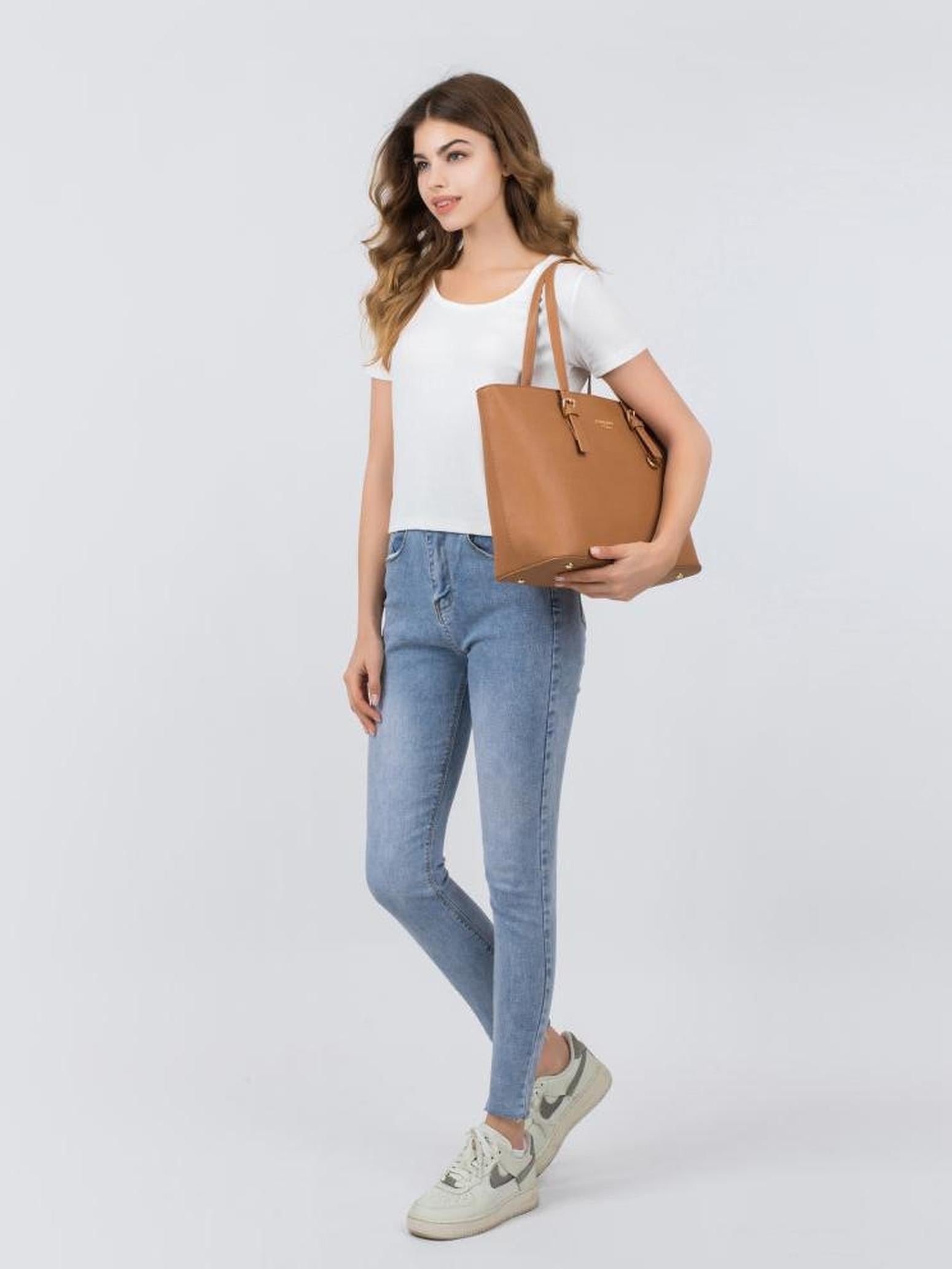 princely-london-beverly-medium-m-shopper-luggagebraun-laptop image 5