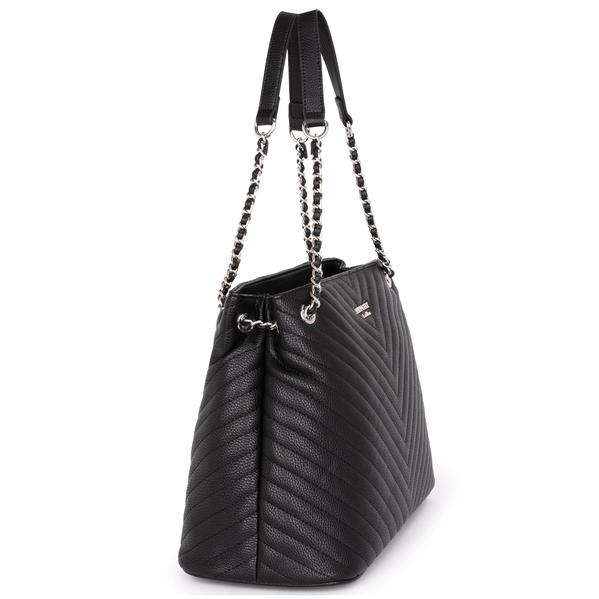 princely-london-nina-handtasche-schwarz-mit-mittelfach image 3