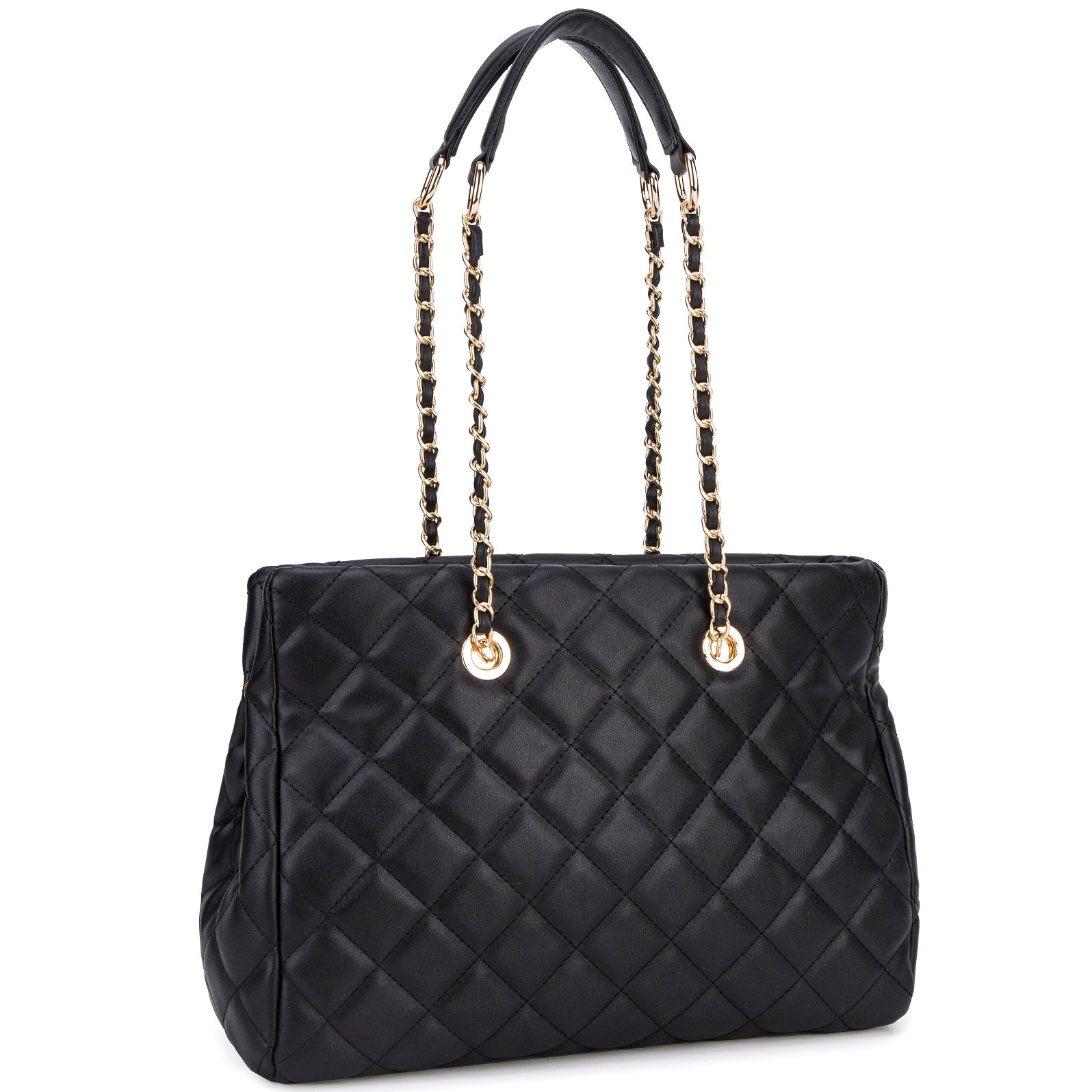 princely-london-emily-schultertasche-schwarz-kette image 2