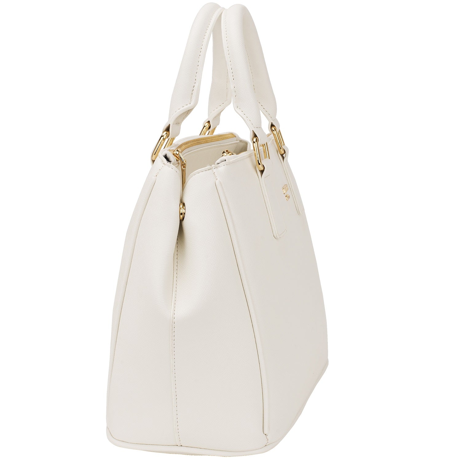 princely-london-viktoria-handtasche-schneewei-kunstleder image 3