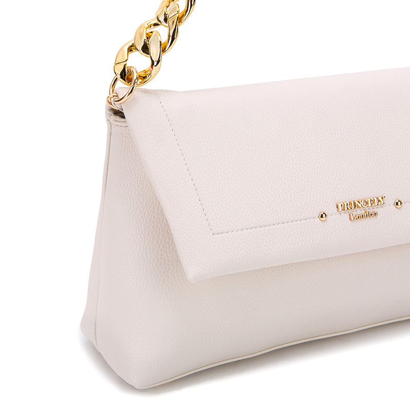 princely-london-peggy-schultertasche-offwhite-mit-kette image 5