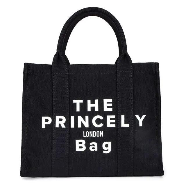 princely-london-the-princely-bag-s-tragetasche-schwarz-baumwolle image 1