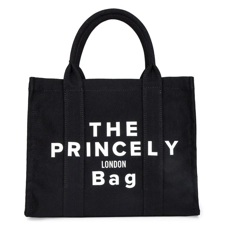 princely-london-the-princely-bag-s-tragetasche-schwarz-baumwolle image 1