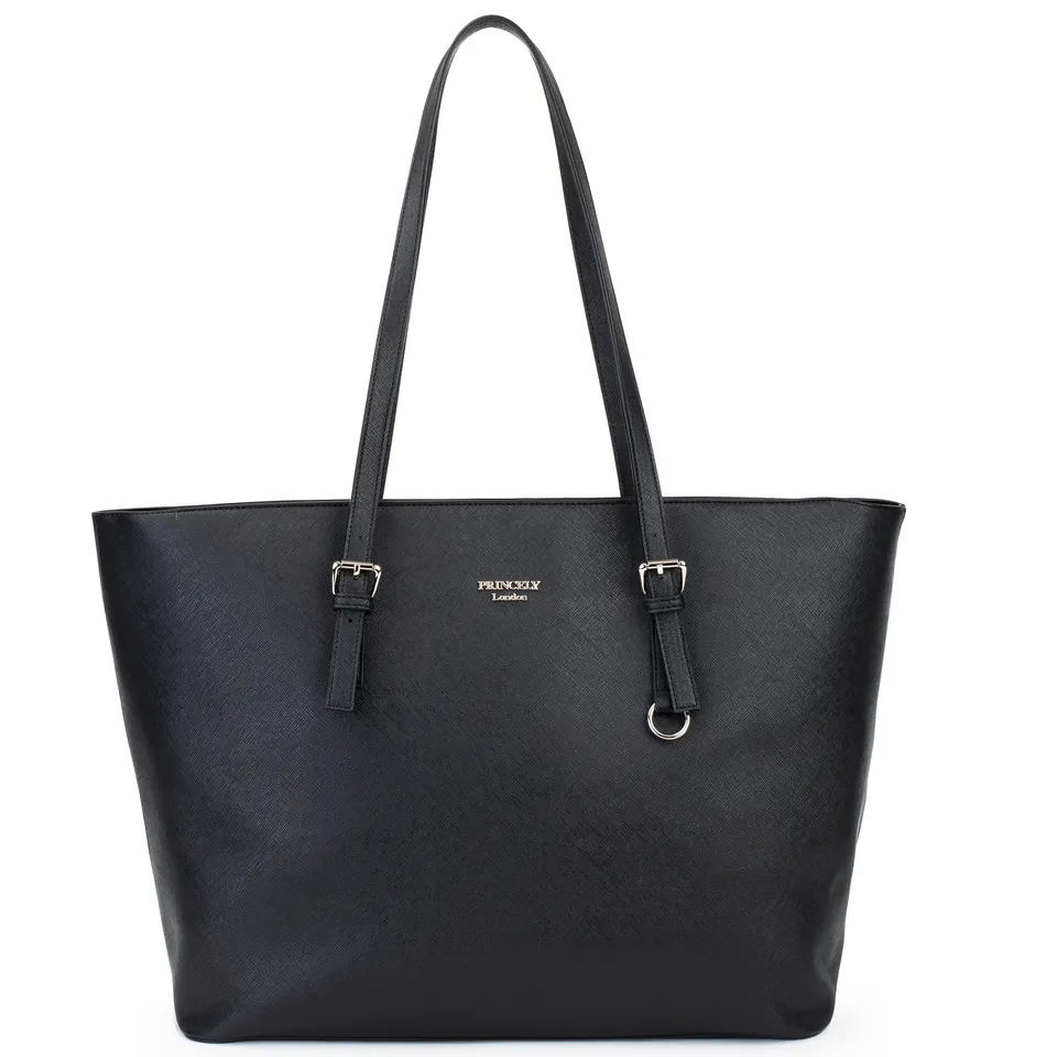 princely-london-beverly-shopper-xxl-schwarz-laptop-kunstleder image 1