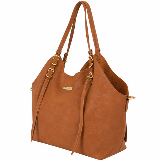 princely-london-marina-hobo-cognac-schultertasche-innentasche image 3