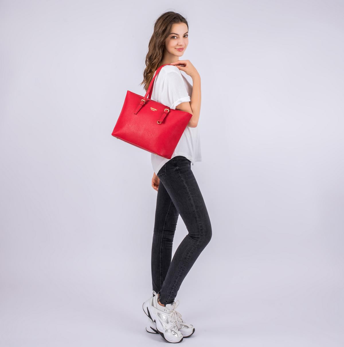 princely-london-beverly-medium-shopper-rot-a4 image 5