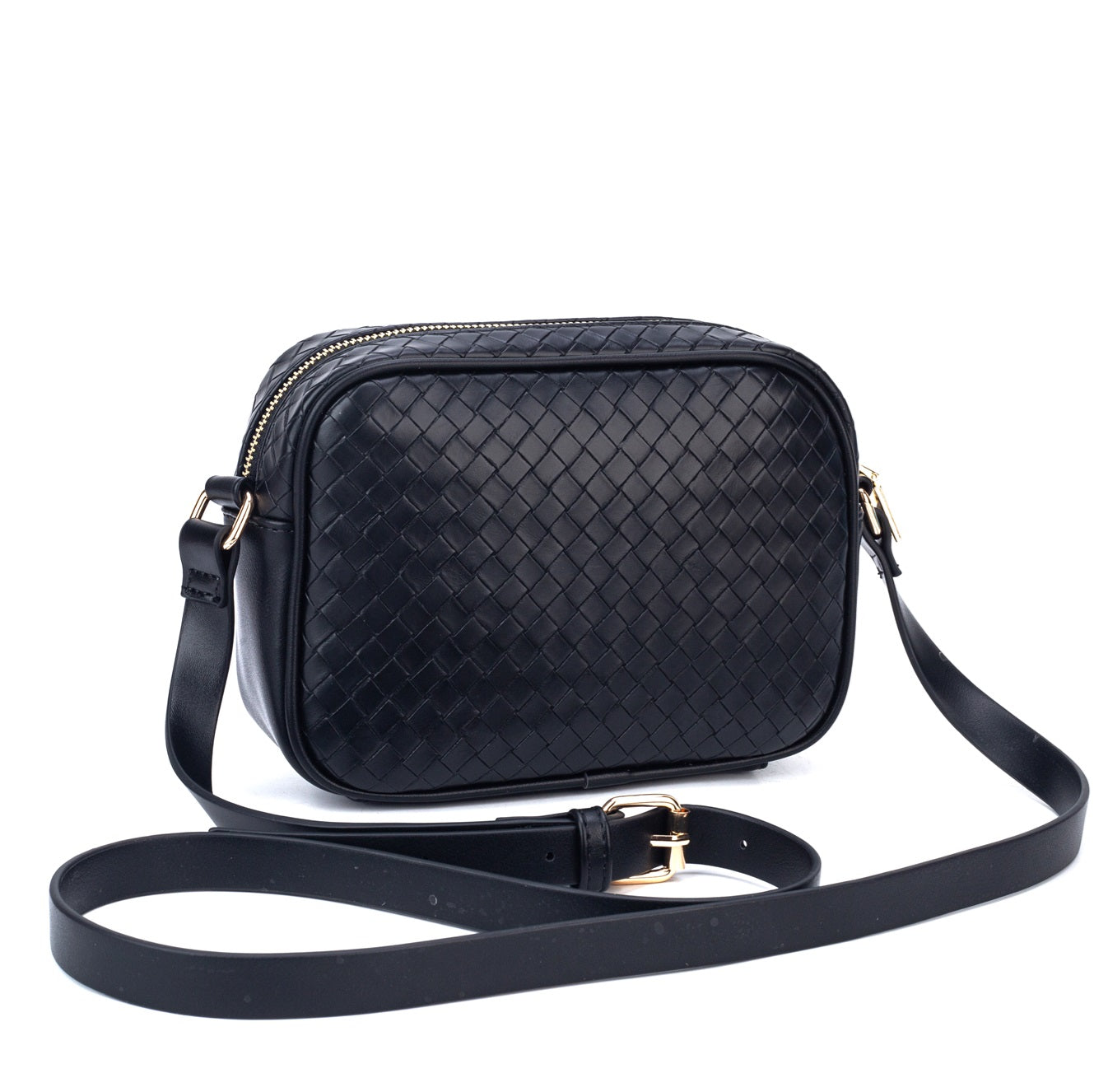 princely-london-maya-schultertasche-schwarz-flechtoptik image 3