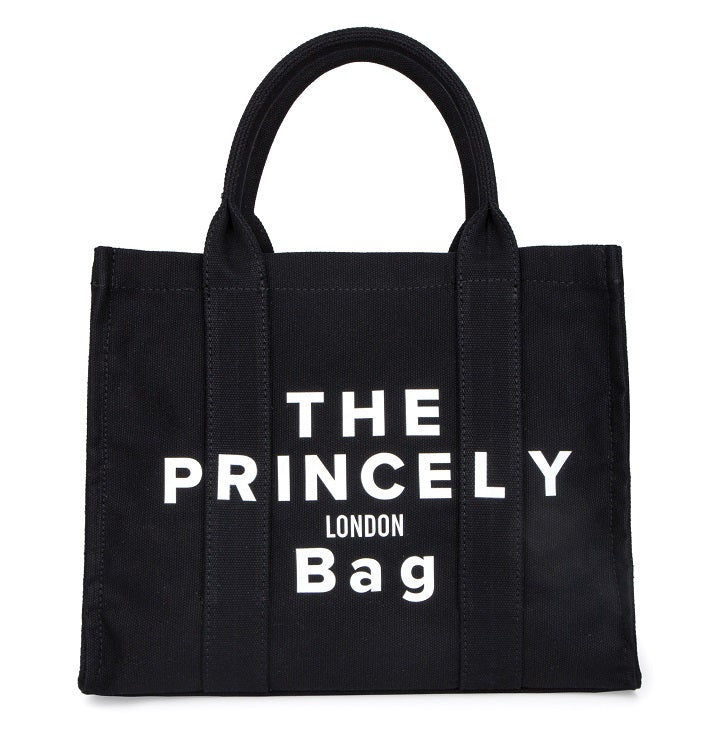 princely-london-the-princely-bag-s-tragetasche-schwarz-baumwolle image 1