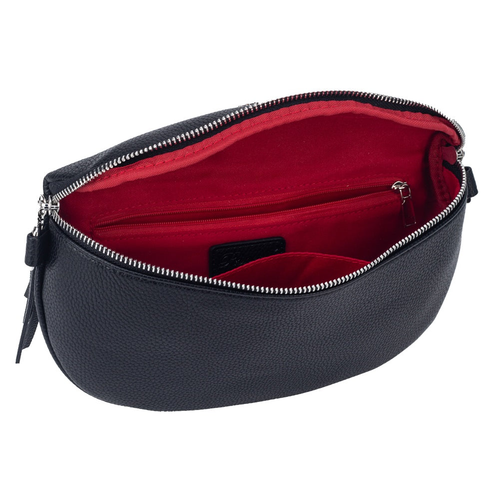 princely-london-diana-crossbody-tasche-schwarz-2-in-1-vegan image 5
