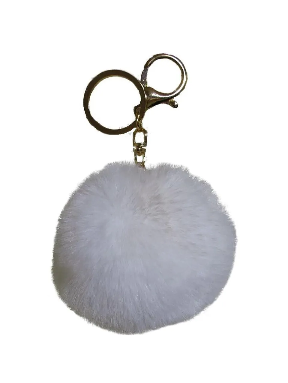 princely-london-foxy-anh-nger-wei-kunstpelz-kugel-8cm image 1