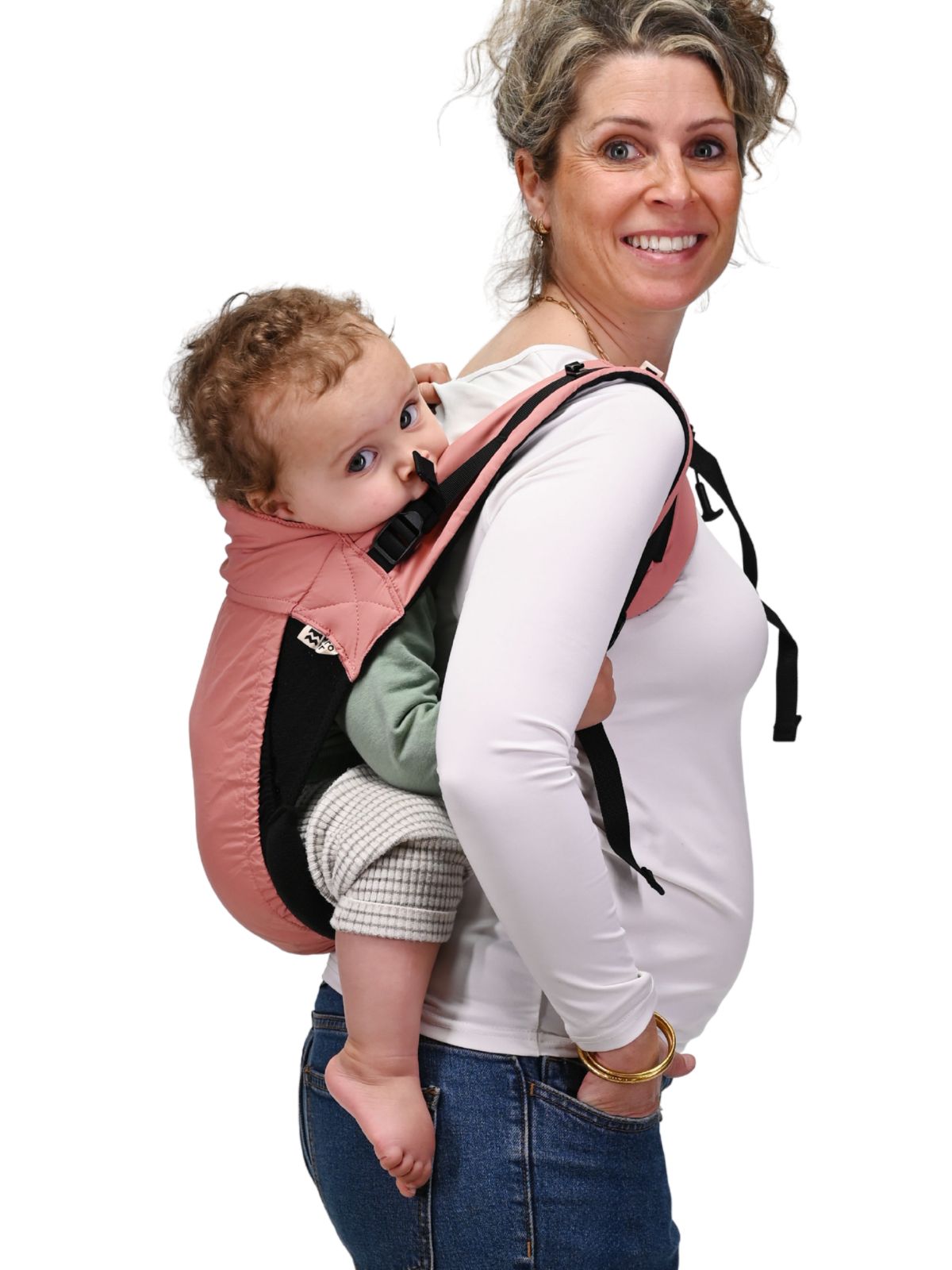 meromero-onsen-babytrage-silver-pine-black-ultraleicht-290-g image 5