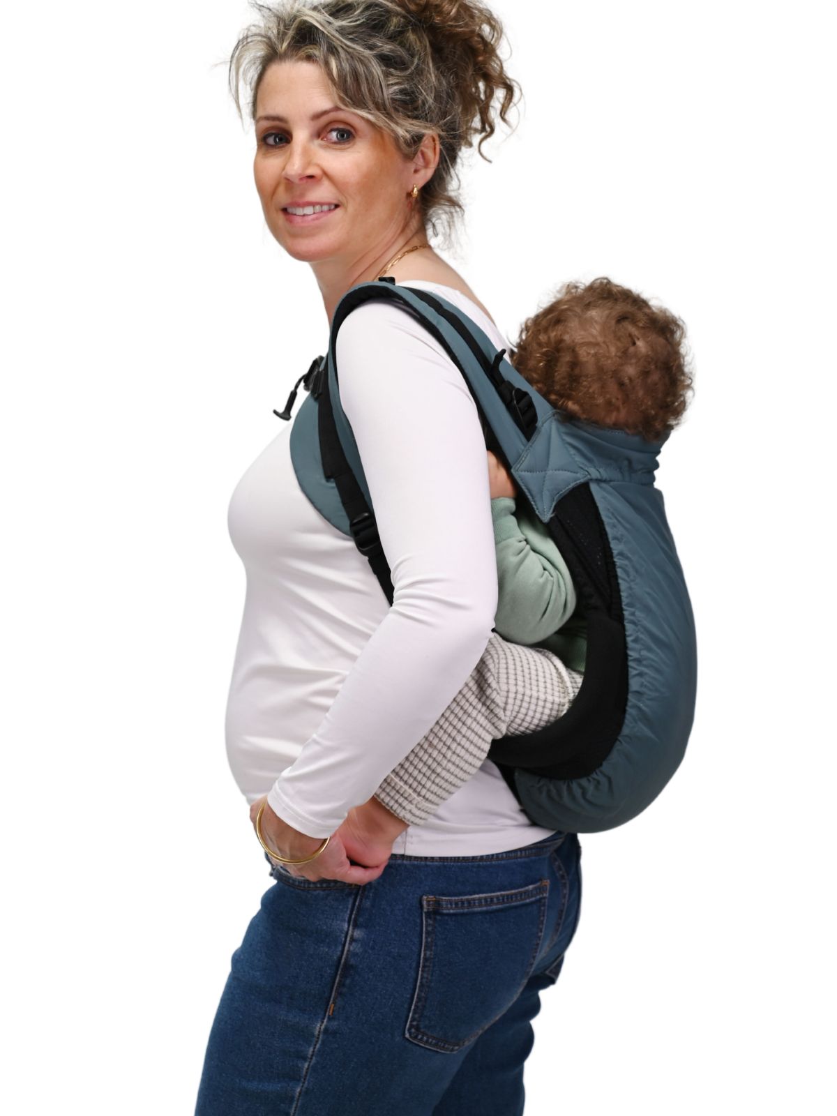 meromero-onsen-babytrage-silver-pine-black-ultraleicht-290-g image 8