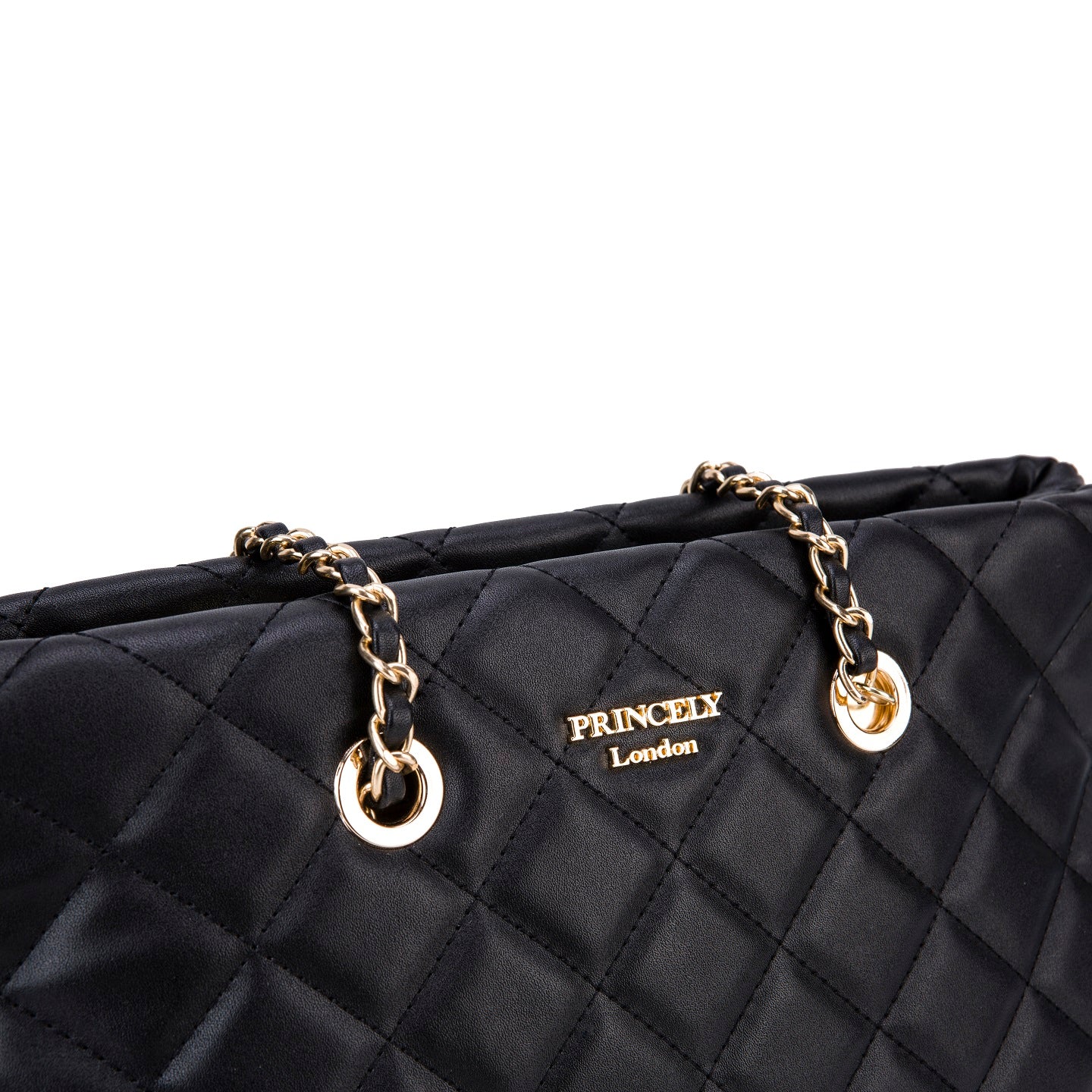 princely-london-emily-schultertasche-schwarz-kette image 5