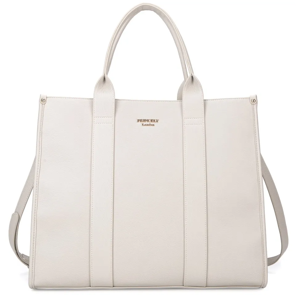 princely-london-jackie-alice-shopper-offwhite-vegan image 1