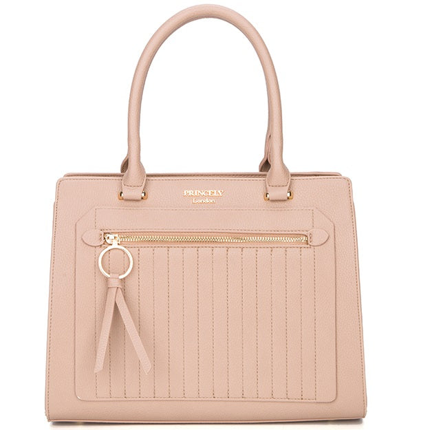princely-london-antonia-handtasche-cappuccino-strukturiert image 1