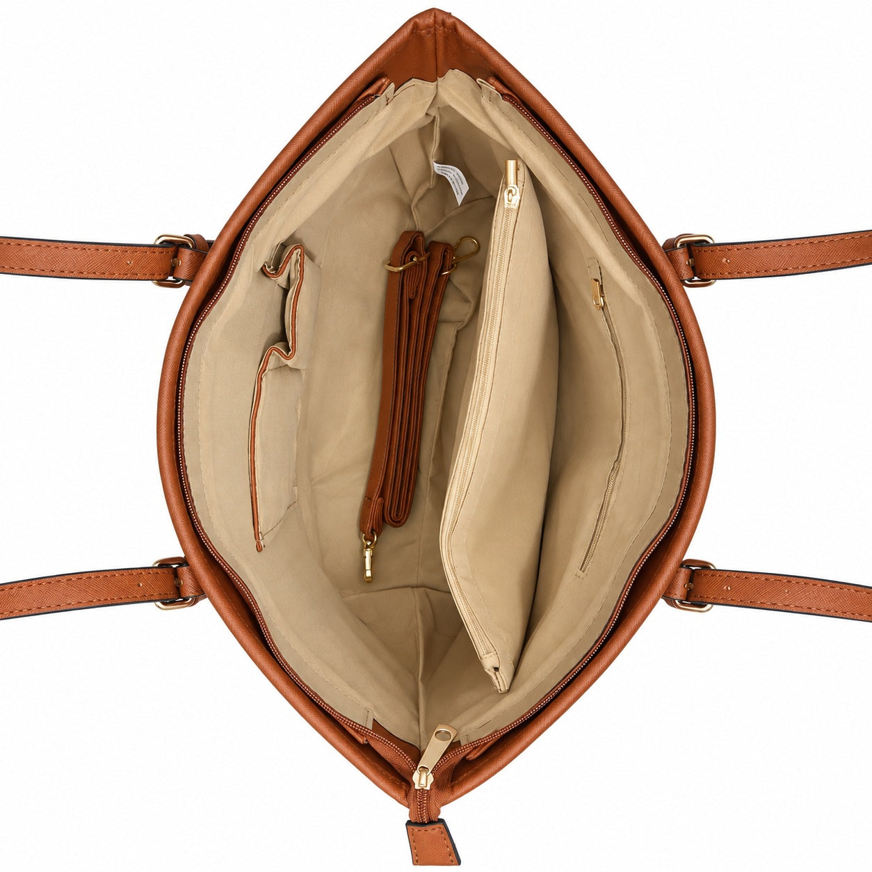 princely-london-beverly-large-shopper-erdbraun-mit-laptopfach image 5