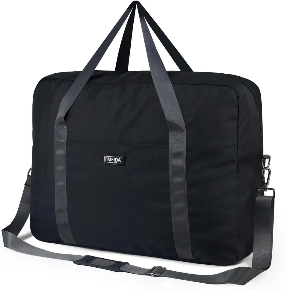 fmeida-duffle-bag-reisetasche-30l-schwarz-handgep-ck-nylon image 1