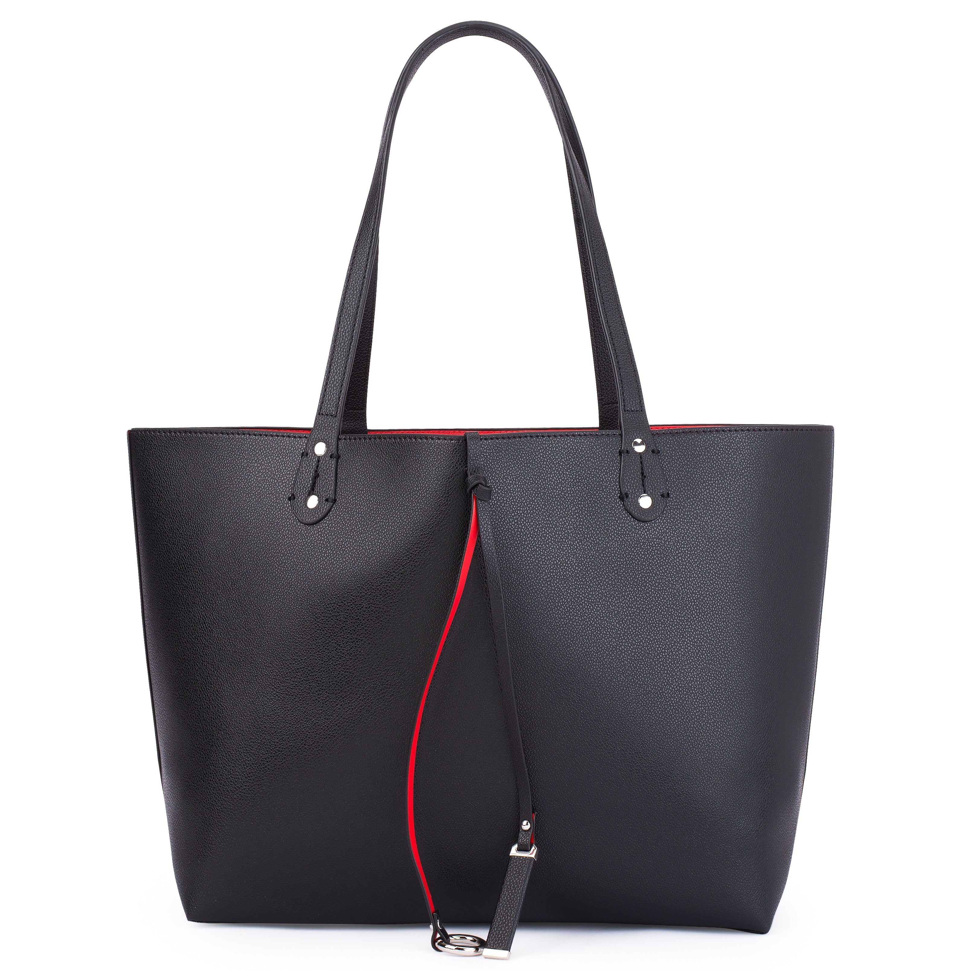 princely-london-lena-shopper-schwarz-mit-innentasche-37cm image 2