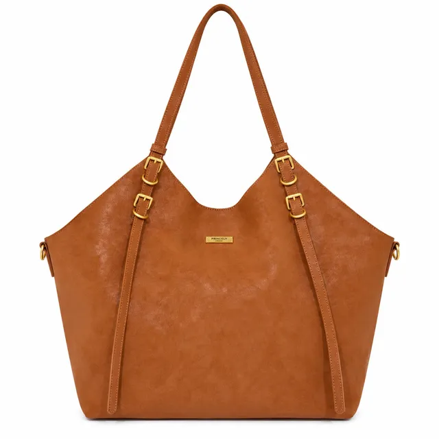 princely-london-marina-hobo-cognac-schultertasche-innentasche image 1