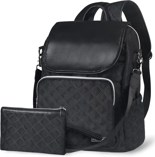 fmeida-backpack-rucksack-schwarz-15-6-damen-wasserdicht-laptop image 1