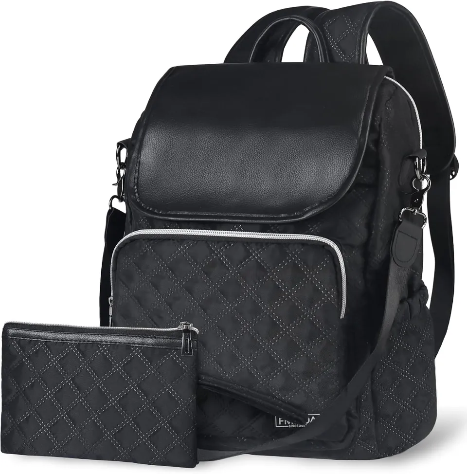 fmeida-backpack-rucksack-schwarz-15-6-damen-wasserdicht-laptop image 1