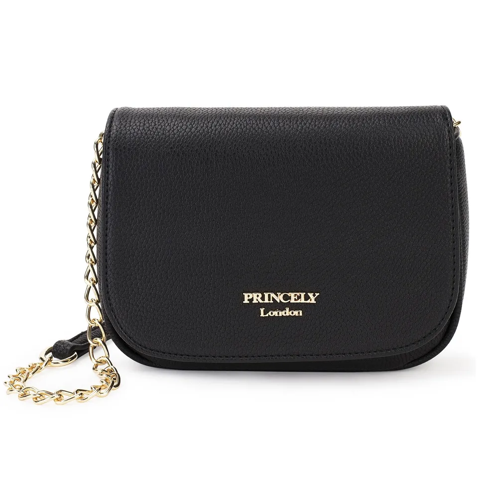 princely-london-betty-satteltasche-schwarz-vegane-handtasche image 1