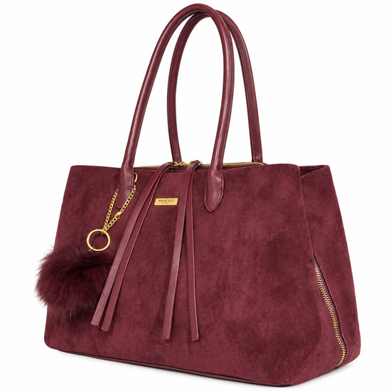 princely-london-grace-handbag-bordeaux-nubuk-3-fach image 2