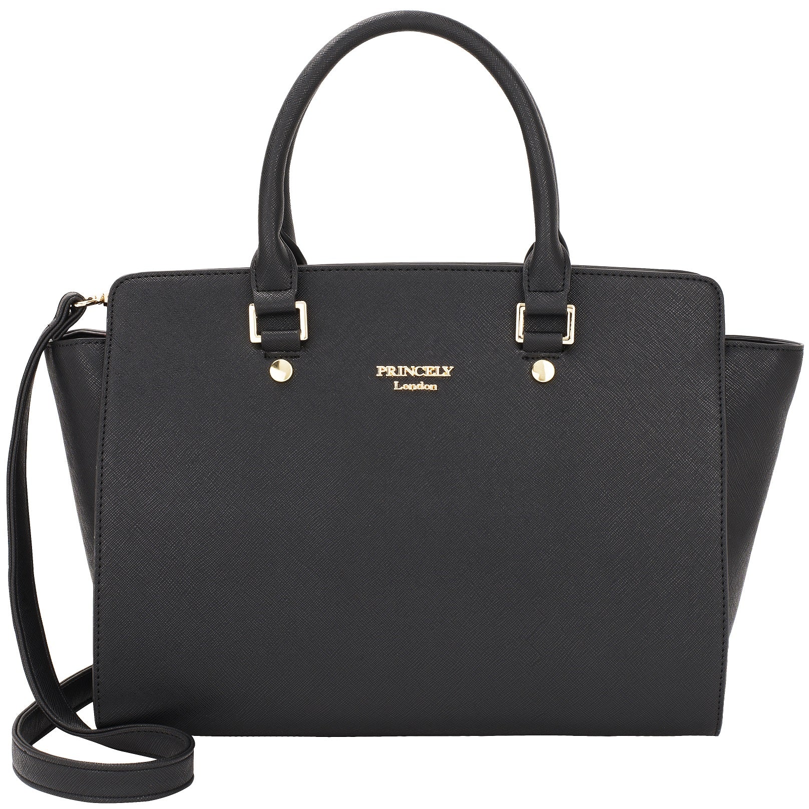 princely-london-katy-handtasche-schwarz-ger-umig-f-cher image 1