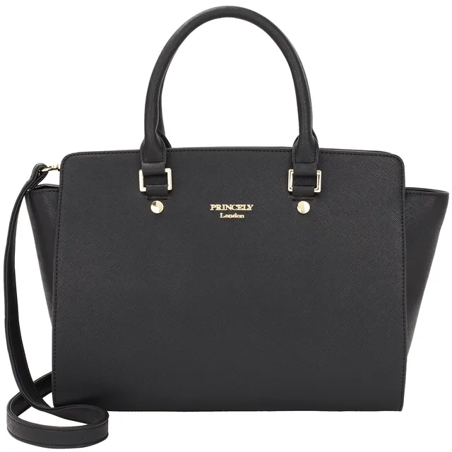 princely-london-katy-handtasche-schwarz-ger-umig-f-cher image 1