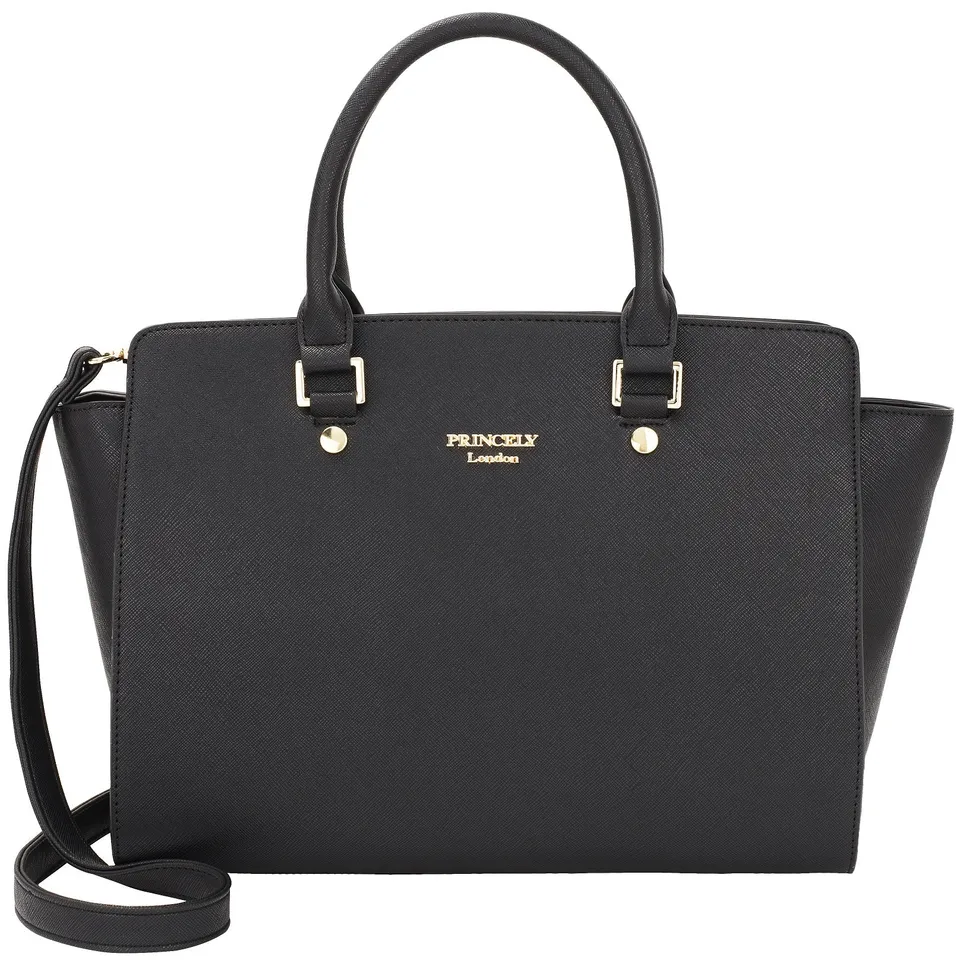 princely-london-katy-handtasche-schwarz-ger-umig-f-cher image 1