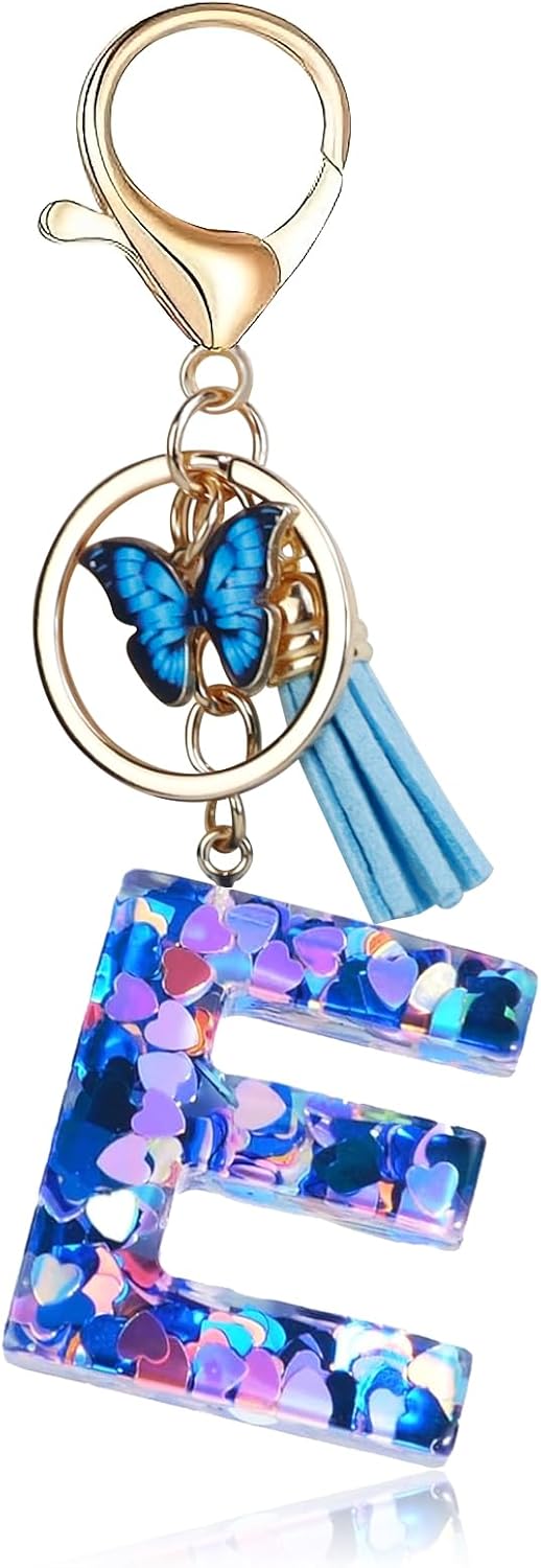 fmeida-keychain-schl-sselanh-nger-buchstabe-b-blau-harz image 2