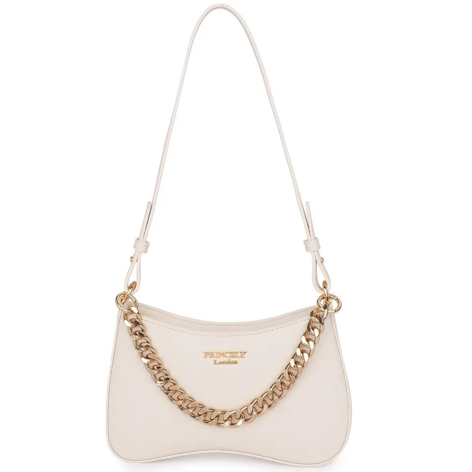 princely-london-nelly-schultertasche-offwhite-mit-kette image 1