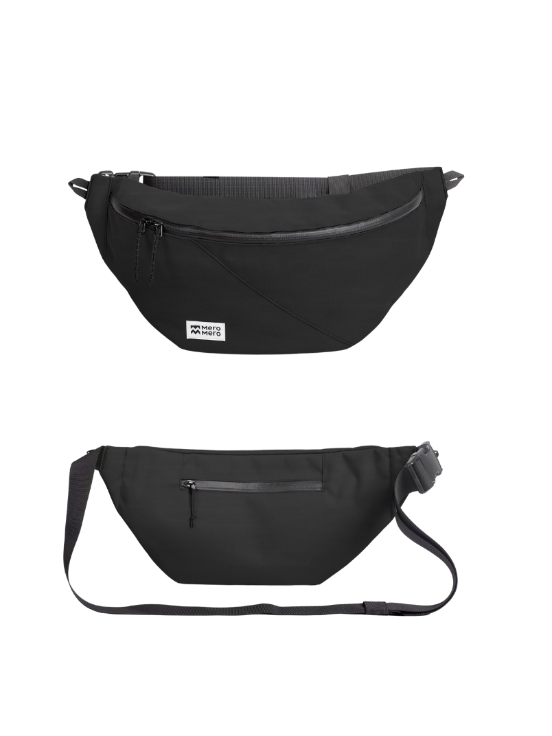 meromero-hoian-bauchtasche-3l-grau-crossbody-wasserdicht image 3