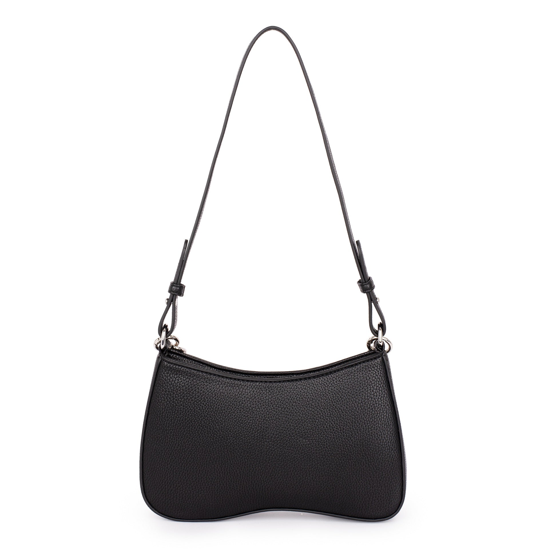 princely-london-nelly-schultertasche-schwarz-mit-kette image 2