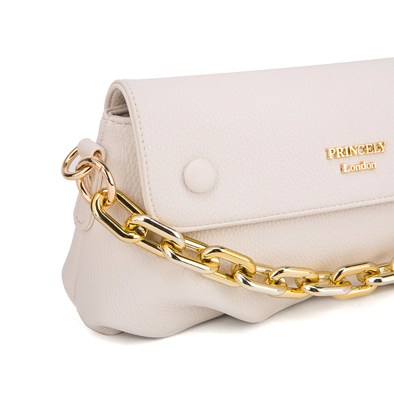 princely-london-laura-schultertasche-offwhite-abendtasche-kette image 4