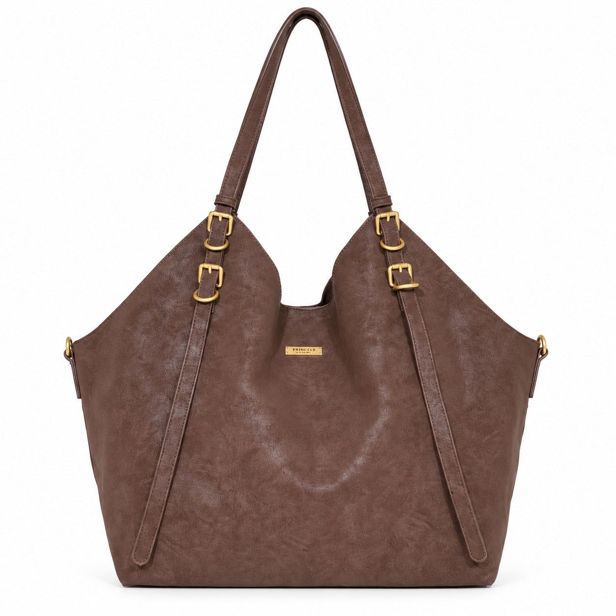 princely-london-marina-beuteltasche-coffee-2-in-1-nubuk image 1