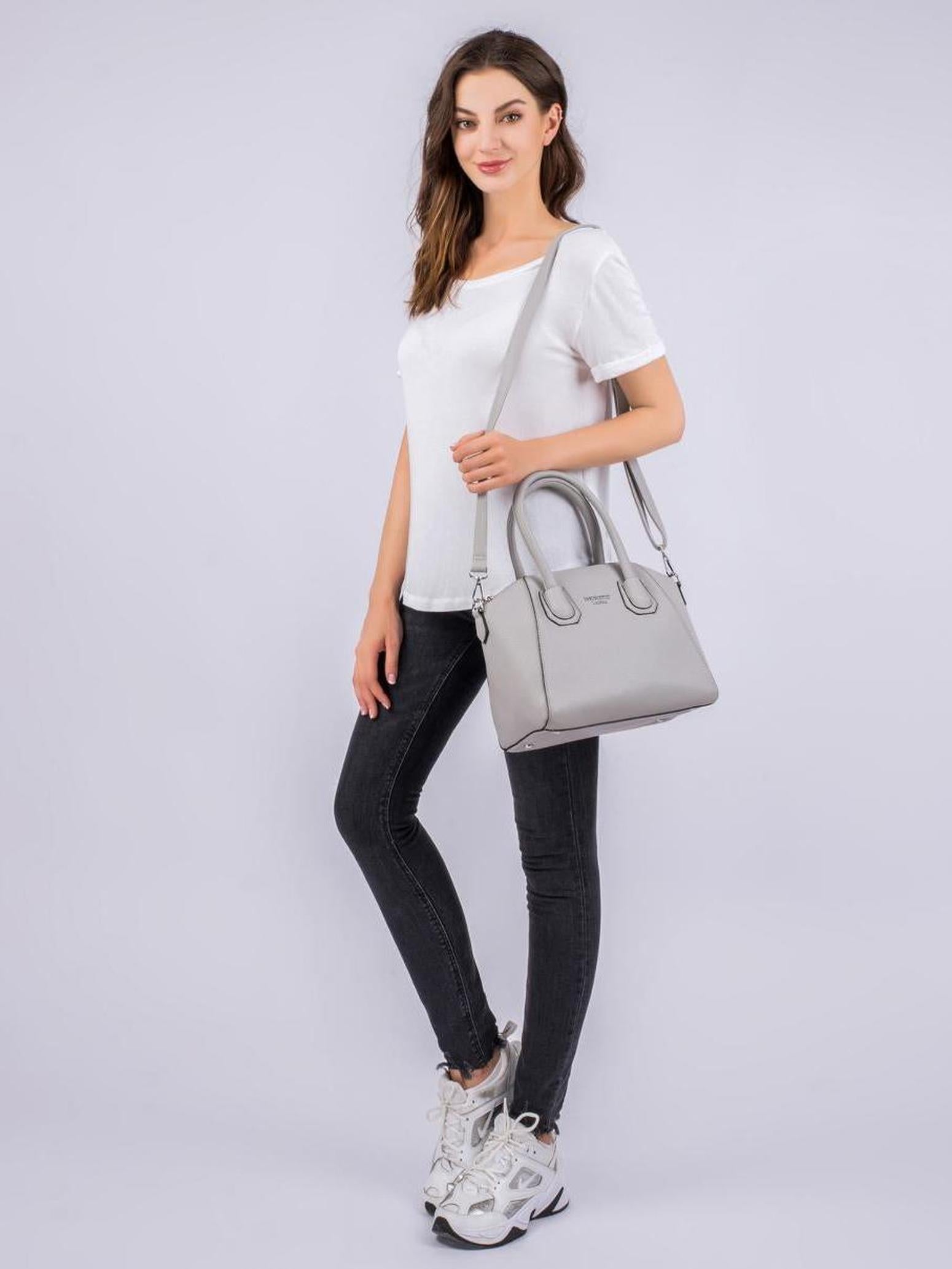 princely-london-stella-handtasche-hellgrau-weiches-kunstleder image 8