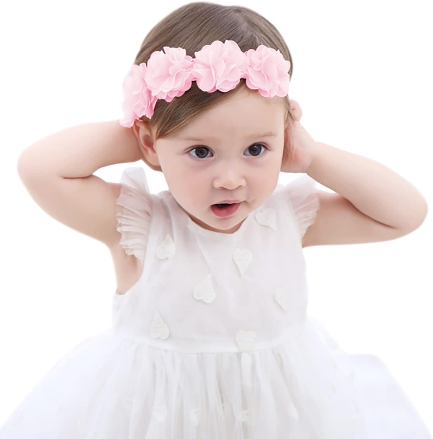 fmeida-headband-baby-stirnband-blumenkrone-0-4-jahre image 1