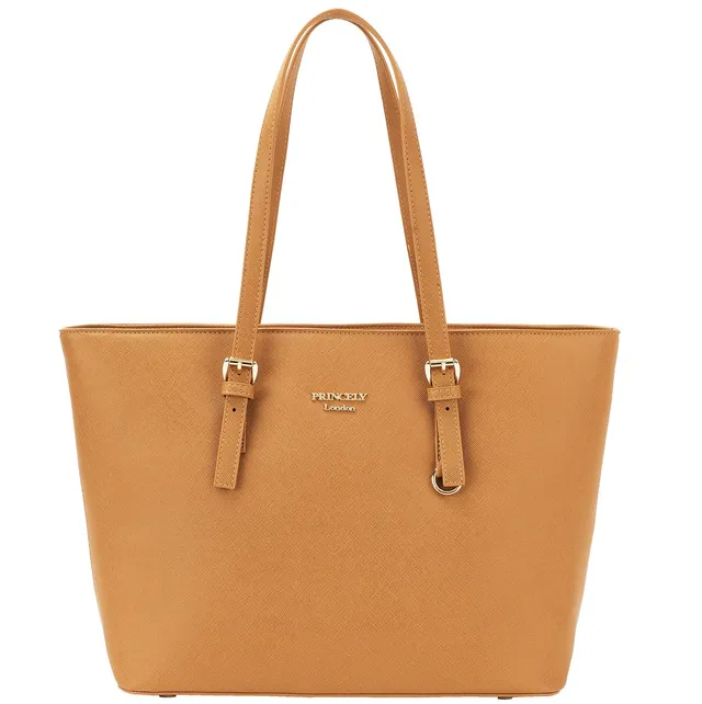 princely-london-beverly-medium-m-shopper-luggagebraun-laptop image 1