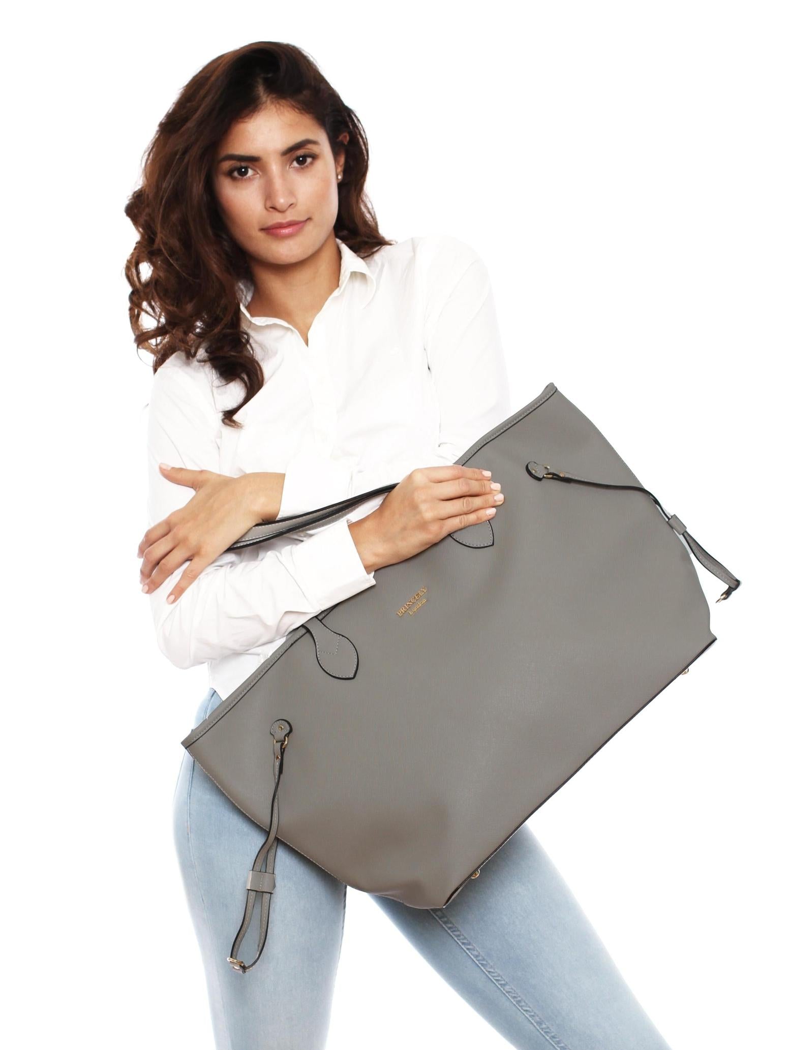 princely-london-georgia-shopper-xxl-kreidegrau-mom-bag image 5