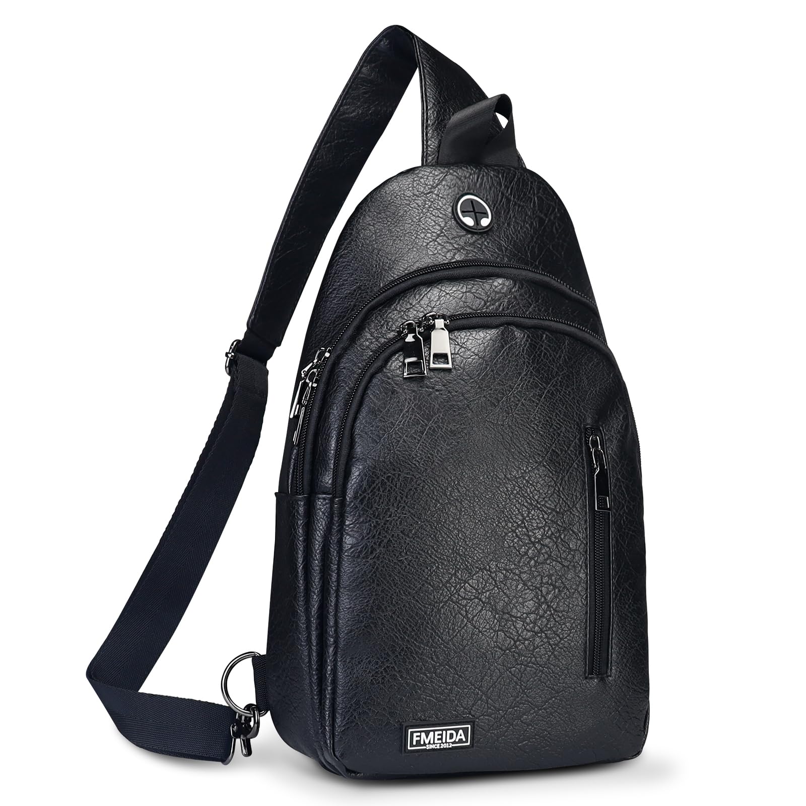 fmeida-sling-bag-umh-ngetasche-schwarz-kunstleder-crossbody image 1