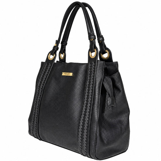 princely-london-lilly-bucket-bag-schwarz-weich-vegan image 2