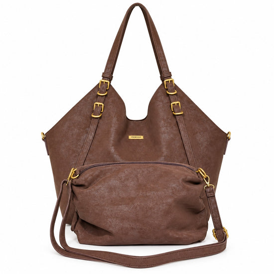 princely-london-marina-hobo-coffee-schultertasche-vegan image 2