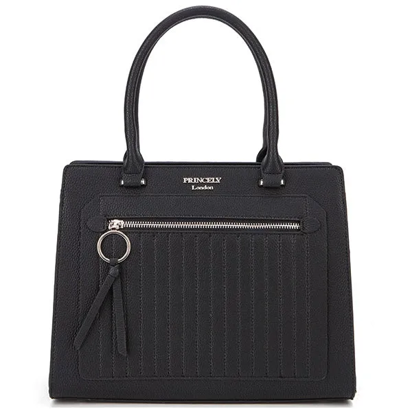princely-london-antonia-handtasche-schwarz-vegan image 1