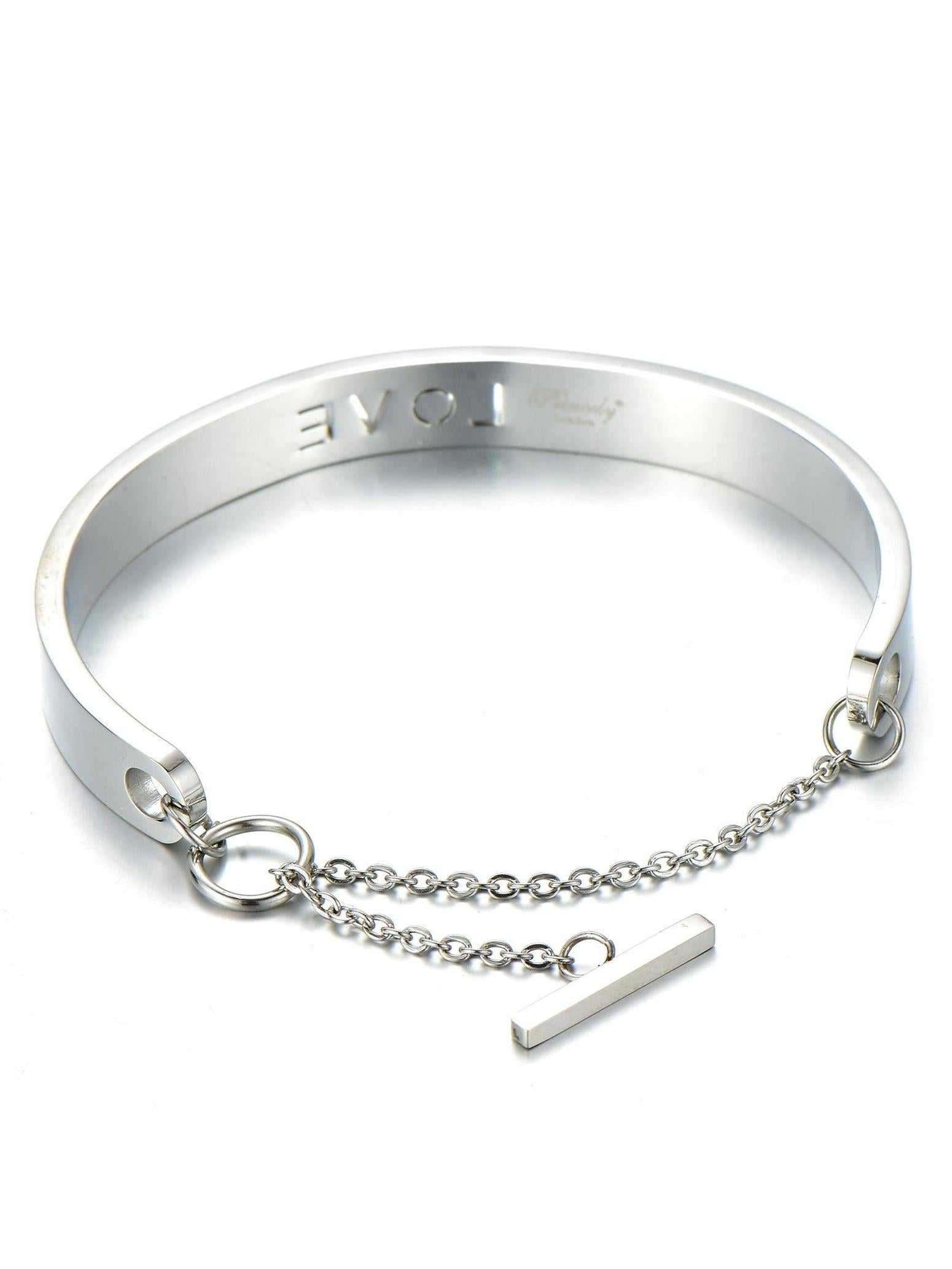 princely-london-love-armreif-silber-edelstahl-8-mm image 2